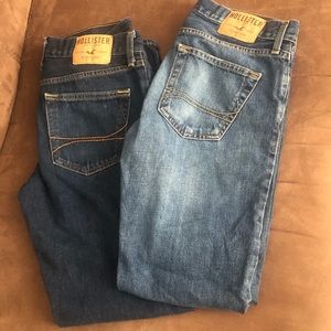 2 pair of Hollister jeans